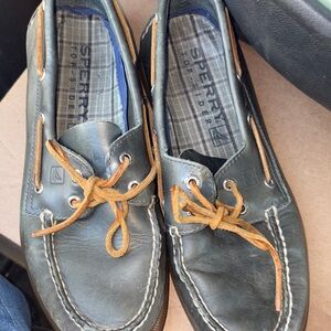 Sperry Men's Dark Green Boat Shoes